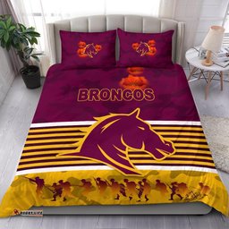 Brisbane Broncos Bedding Set Anzac Day Simple Style - Maroon