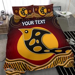 Personalised Bedding Set - Aboriginal Dot Patterns Fish