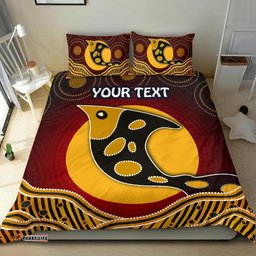 Personalised Bedding Set - Aboriginal Dot Patterns Fish