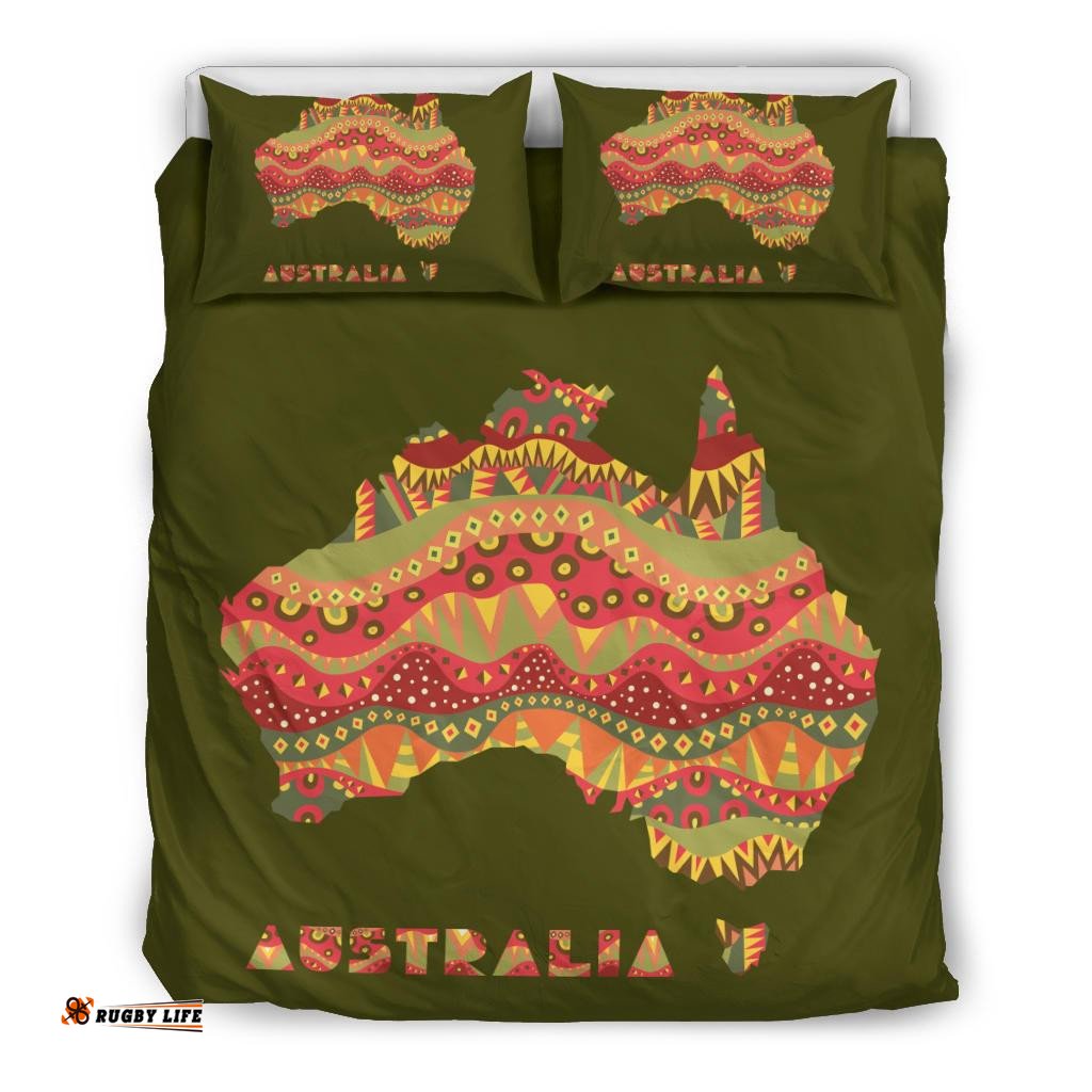 Bedding Sets - Australia Map Bed Patterns Sets Ver02