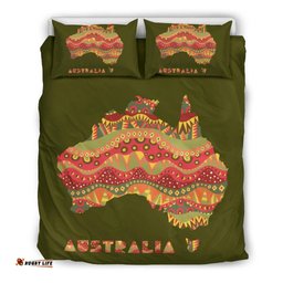 Bedding Sets - Australia Map Bed Patterns Sets Ver02