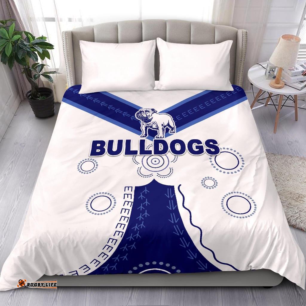 Canterbury-Bankstown Bulldogs Bedding Set Simple Indigenous