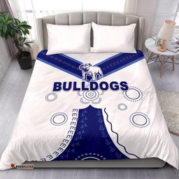 Canterbury-Bankstown Bulldogs Bedding Set Simple Indigenous