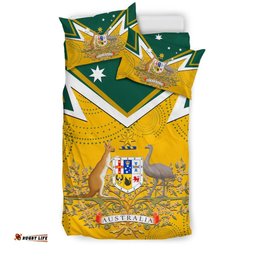 Bedding Set - Australian Coat Of Arms National Color