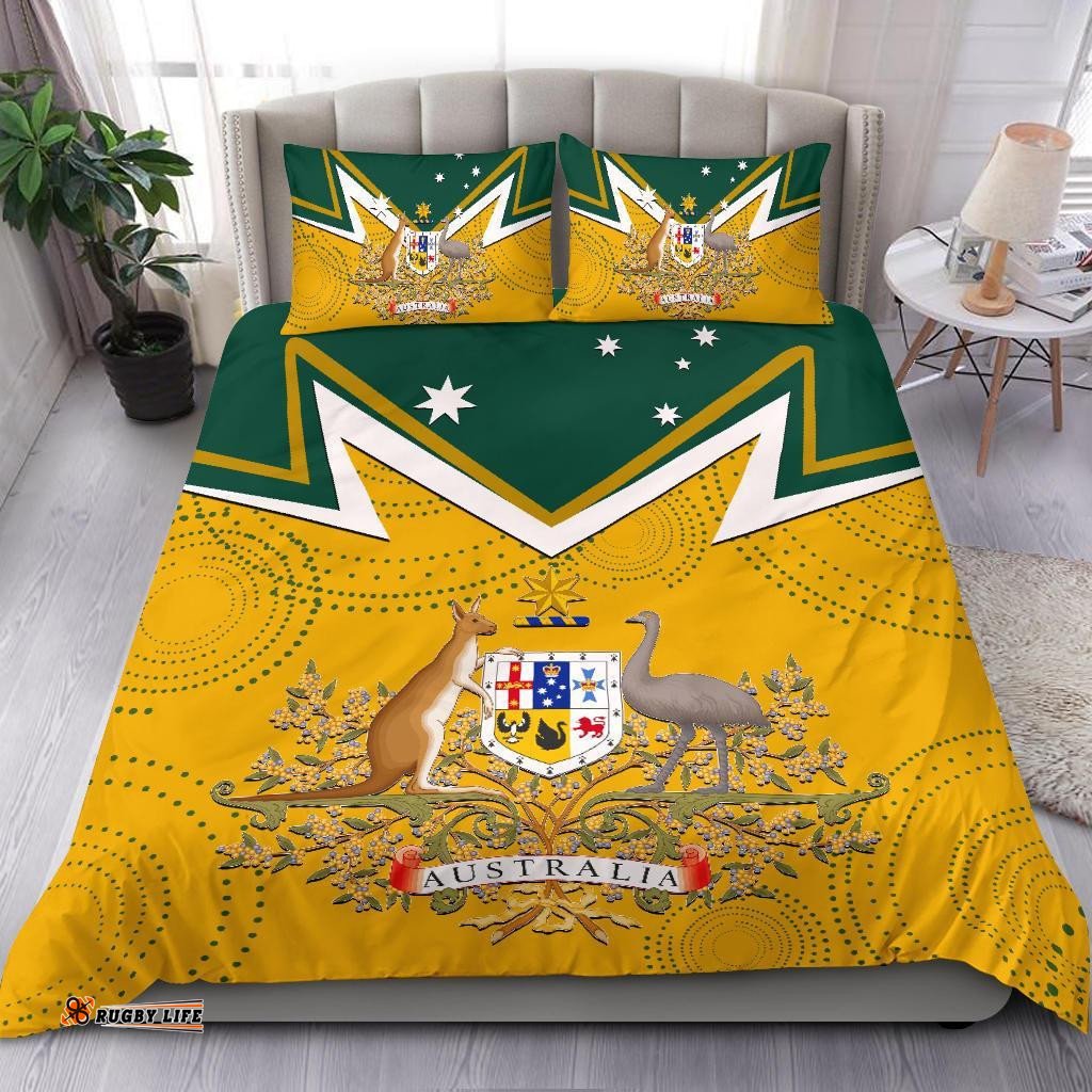 Bedding Set - Australian Coat Of Arms National Color
