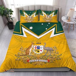 Bedding Set - Australian Coat Of Arms National Color