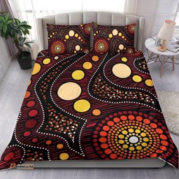 Aboriginal Bedding Set - Aboriginal Art Ver01