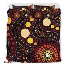 Aboriginal Bedding Set - Aboriginal Art Ver01