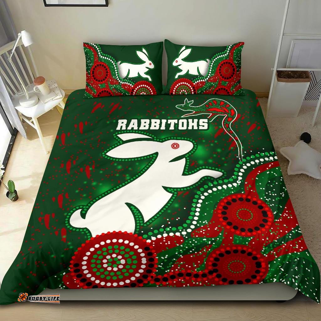 Rabbitohs Bedding Set Magic Style