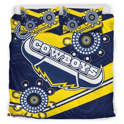 Cowboys Rugby Bedding Set - Custom Aussie Cowboys Bedding Set RLT13