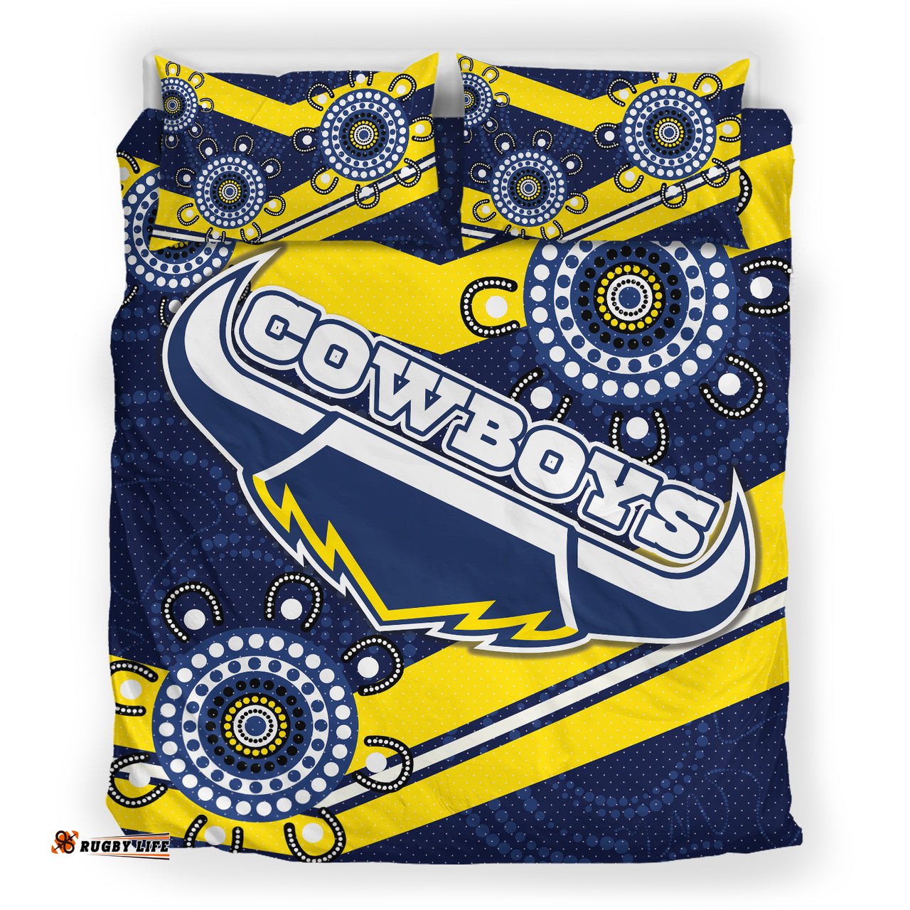 Cowboys Rugby Bedding Set - Custom Aussie Cowboys Bedding Set RLT13