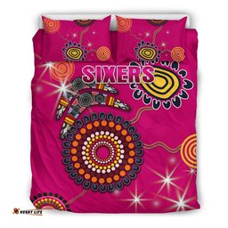 Sydney Bedding Set Sixers Indigenous - Magenta