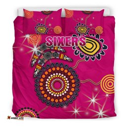 Sydney Bedding Set Sixers Indigenous - Magenta