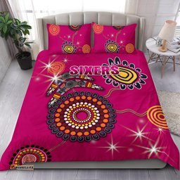 Sydney Bedding Set Sixers Indigenous - Magenta