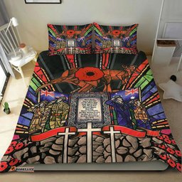 VibeHoodie Bedding Set - Anzac Day Lest We Forget Australia & New Zealand Bedding Set