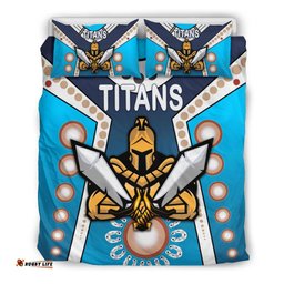 Gold Coast Bedding Set Titans Gladiator Simple Indigenous