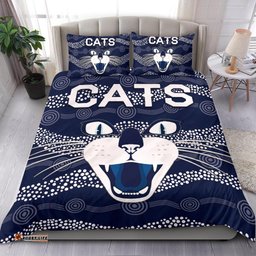 Geelong Bedding Set Cats Indigenous - Navy