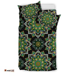 Aboriginal Bedding Sets, Mandala Art Circle Dot Painting Ver02