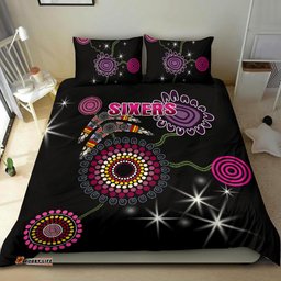 Sydney Bedding Set Sixers Indigenous - Black