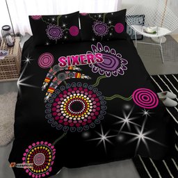 Sydney Bedding Set Sixers Indigenous - Black
