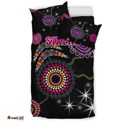 Sydney Bedding Set Sixers Indigenous - Black