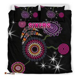 Sydney Bedding Set Sixers Indigenous - Black