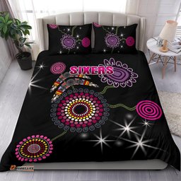 Sydney Bedding Set Sixers Indigenous - Black