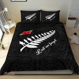 VibeHoodie Bedding Set - Anzac Fern Lest We Forget Bedding Set