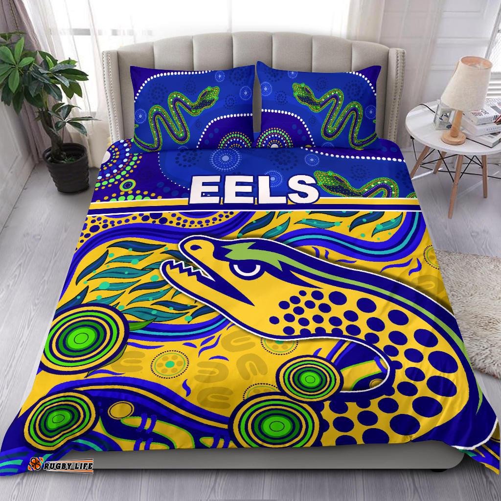 Eels Indigenous Special Bedding Set Version Gold