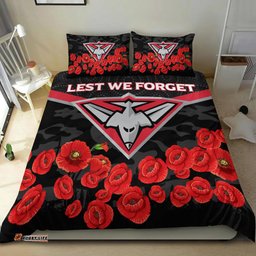 Essendon Bombers Anzac Day Bedding Set - Indigenous Art -