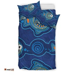 Aboriginal Bedding Set , Indigenous Turtle Patterns