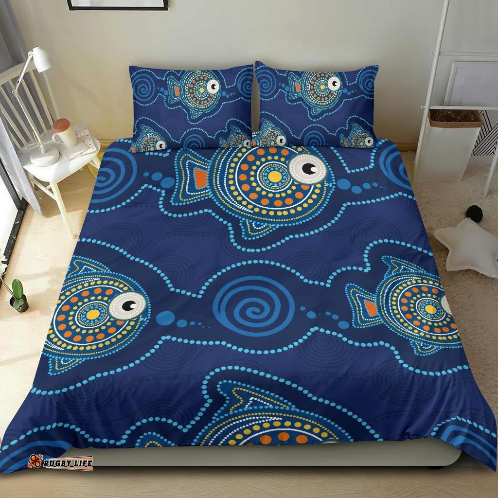 Aboriginal Bedding Set , Indigenous Turtle Patterns