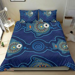 Aboriginal Bedding Set , Indigenous Turtle Patterns