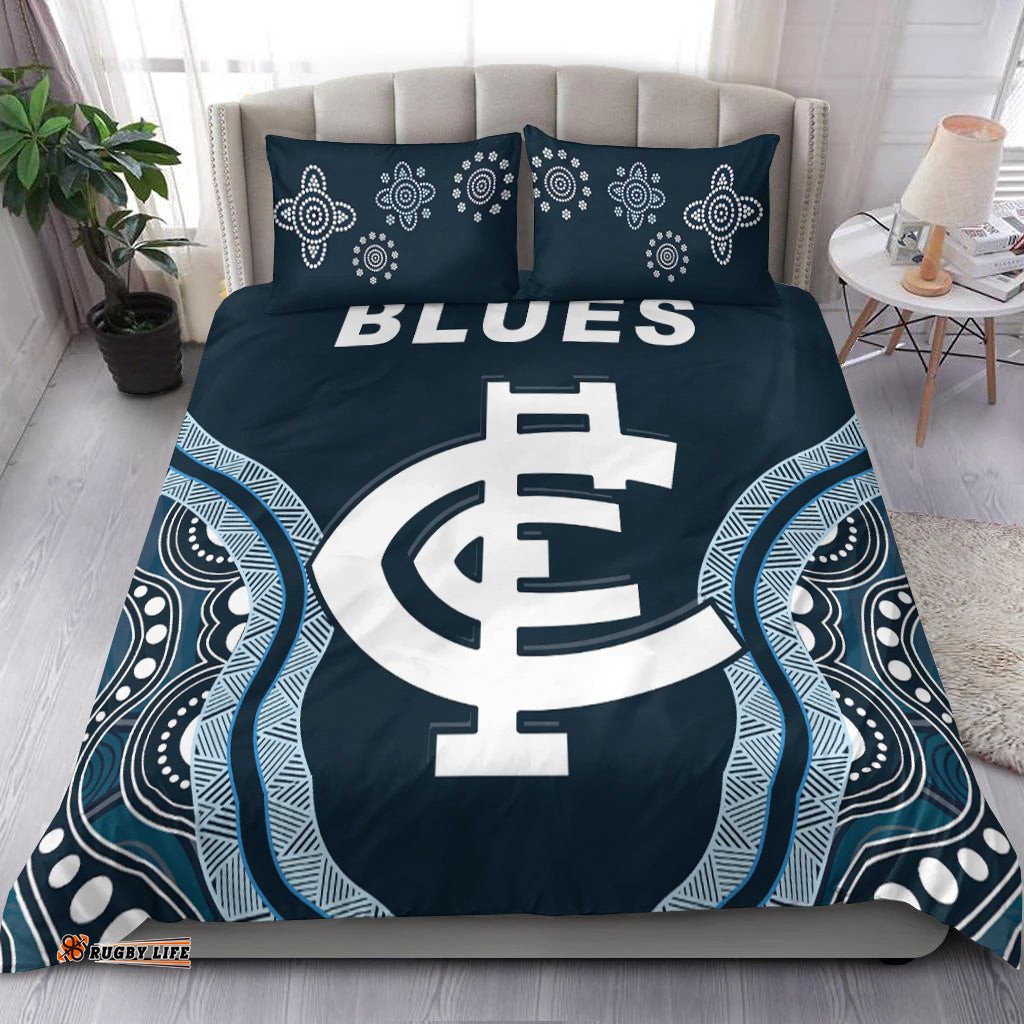Go Blues Bedding Set Simple Indigenous