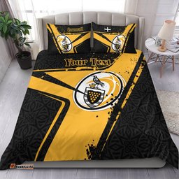 Custom Text Cornwall Rugby Personalised Bedding Set - Cornish Rugby