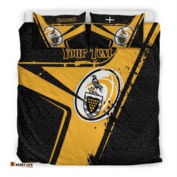 Custom Text Cornwall Rugby Personalised Bedding Set - Cornish Rugby
