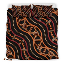 Aboriginal Bedding Set , Indigenous Patterns Ver05