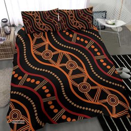 Aboriginal Bedding Set , Indigenous Patterns Ver05