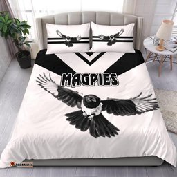 Western Suburbs Magpies Bedding Set Original Style - White