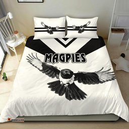 Western Suburbs Magpies Bedding Set Original Style - White