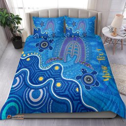 Torres Strait Personalised Bedding Set - Dhari And Turtle