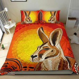 Kangaroo Bedding Sets, Aboriginal Patterns Drawing Painting