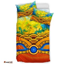 Aboriginal Bedding Set, Australia Kangaroo Sky
