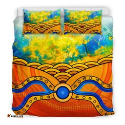 Aboriginal Bedding Set, Australia Kangaroo Sky