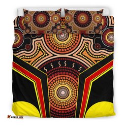 Bedding Set - Aboriginal With Dot Painting Art