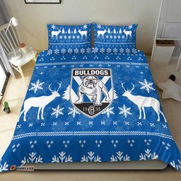 Canterbury-Bankstown Bulldogs Bedding Set - Christmas Ugly Style -