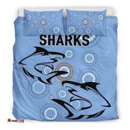 Cronulla Bedding Set Sharks Unique Indigenous