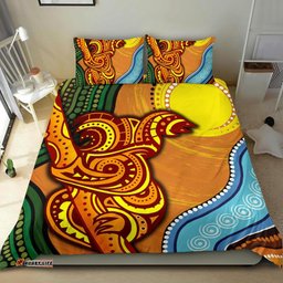Bedding Set - Australian Aboriginal Dot Painting Koala