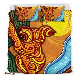 Bedding Set - Australian Aboriginal Dot Painting Koala
