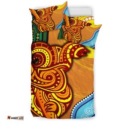 Bedding Set - Australian Aboriginal Dot Painting Koala
